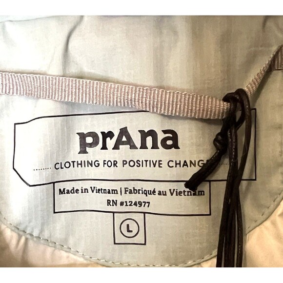 PRANA Alpine Air Zip Vest Creek Seafoam Green Outdoors Athleisure Large NWT - Picture 8 of 10